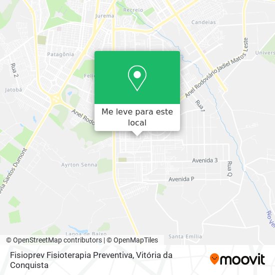 Fisioprev Fisioterapia Preventiva mapa