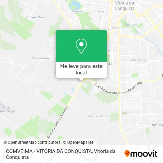 COMVEIMA - VITÓRIA DA CONQUISTA mapa