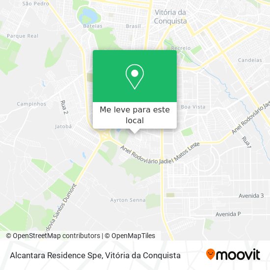 Alcantara Residence Spe mapa