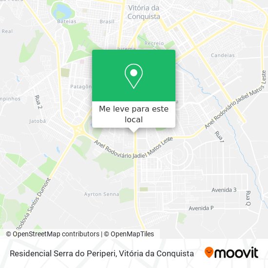 Residencial Serra do Periperi mapa
