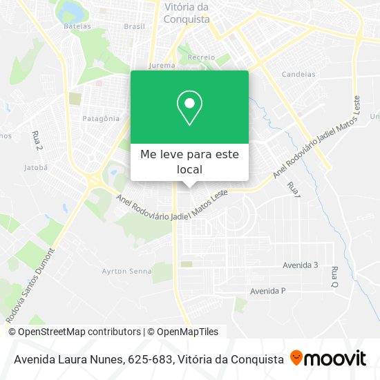 Avenida Laura Nunes, 625-683 mapa