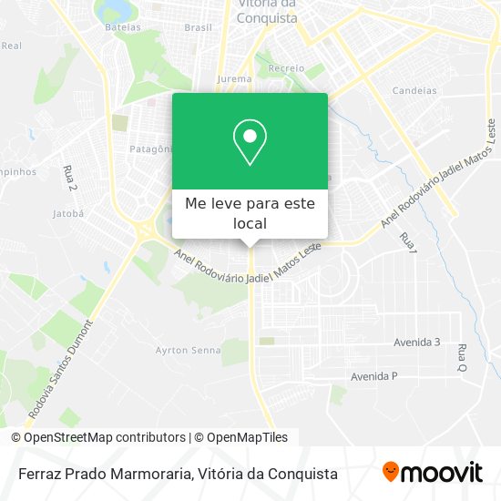 Ferraz Prado Marmoraria mapa