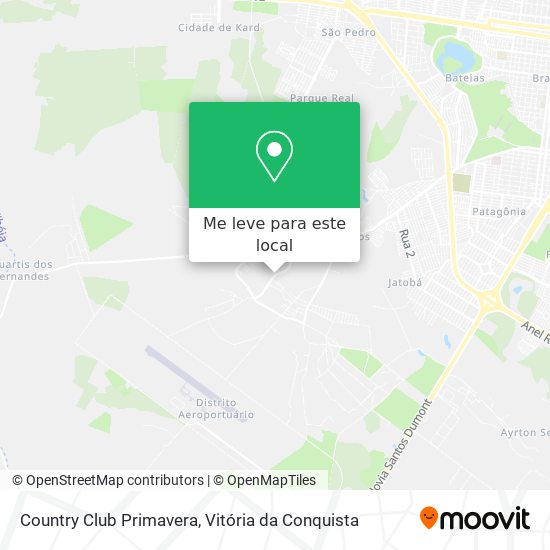 Country Club Primavera mapa