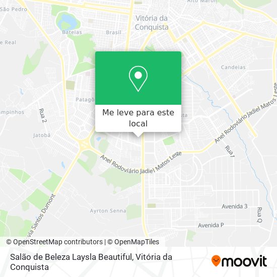 Salão de Beleza Laysla Beautiful mapa