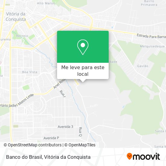 Banco do Brasil mapa