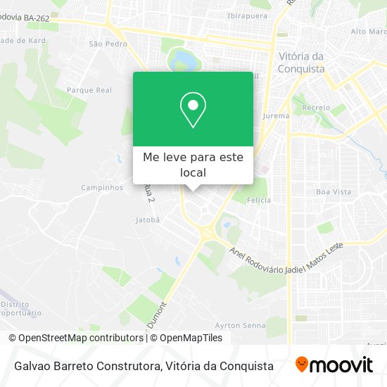 Galvao Barreto Construtora mapa