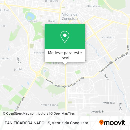 PANIFICADORA NAPOLIS mapa