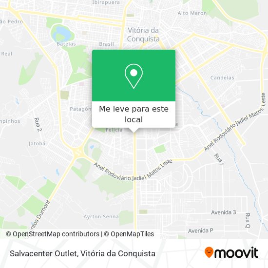 Salvacenter Outlet mapa