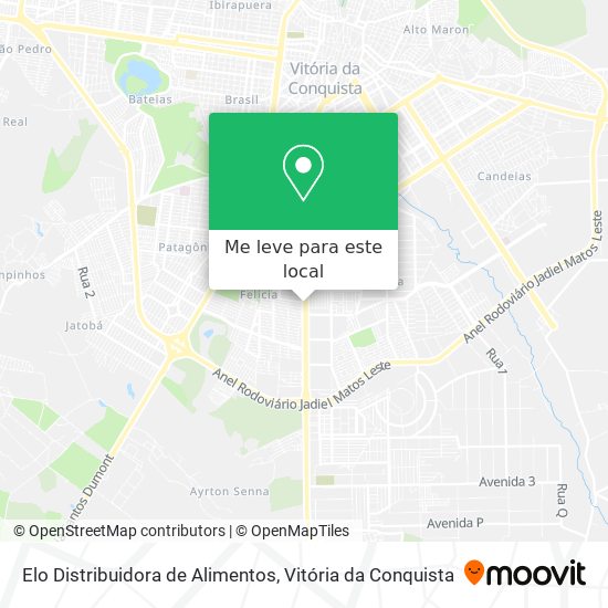 Elo Distribuidora de Alimentos mapa