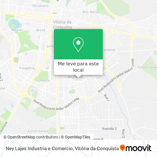 Ney Lajes Industria e Comercio mapa