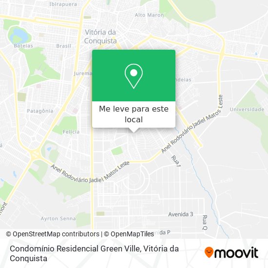 Condomínio Residencial Green Ville mapa