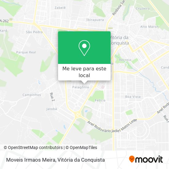 Moveis Irmaos Meira mapa