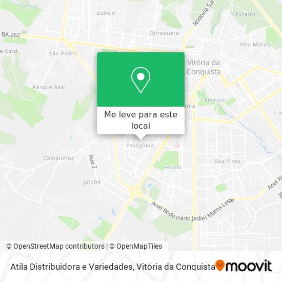 Atila Distribuidora e Variedades mapa