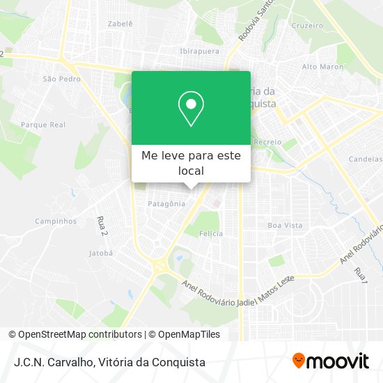 J.C.N. Carvalho mapa