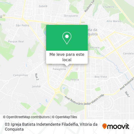 03 Igreja Batista Indetendente Filadelfia mapa