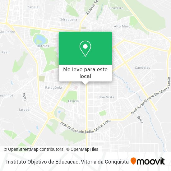 Instituto Objetivo de Educacao mapa