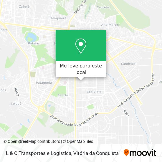 L & C Transportes e Logistica mapa