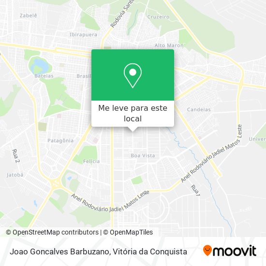 Joao Goncalves Barbuzano mapa
