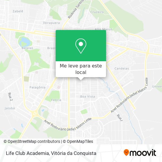 Life Club Academia mapa