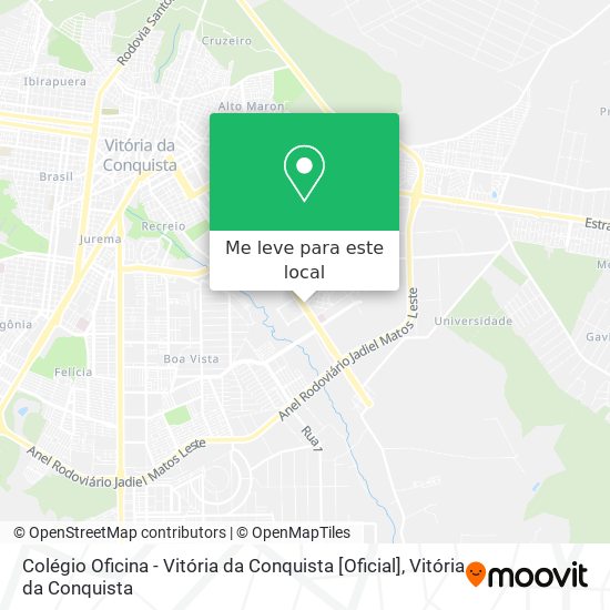 Colégio Oficina - Vitória da Conquista [Oficial] mapa