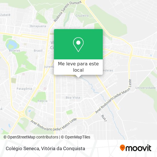 Colégio Seneca mapa