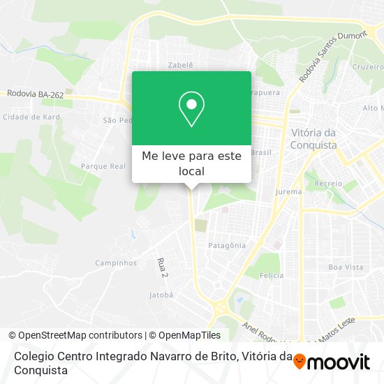 Colegio Centro Integrado Navarro de Brito mapa