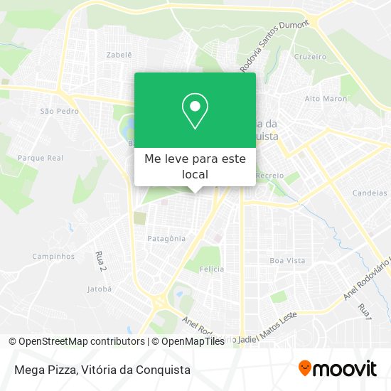 Mega Pizza mapa