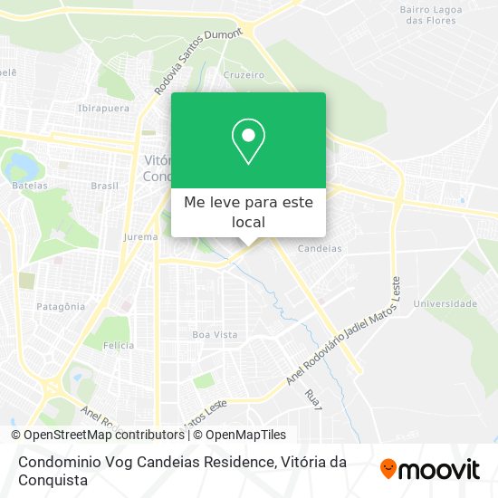 Condominio Vog Candeias Residence mapa