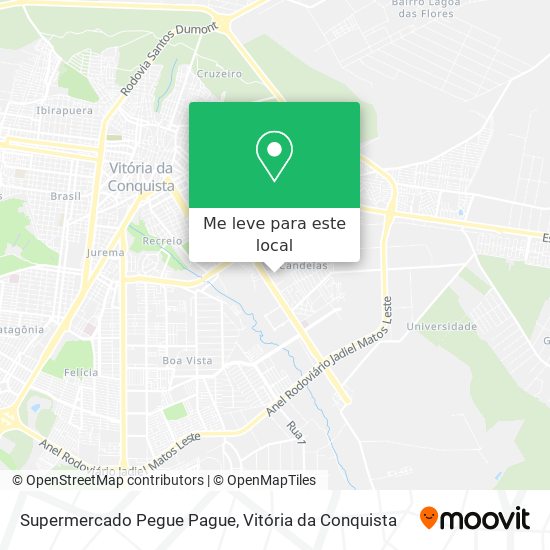 Supermercado Pegue Pague mapa