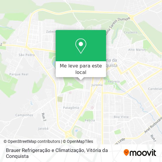 Brauer Refrigeração e Climatização mapa