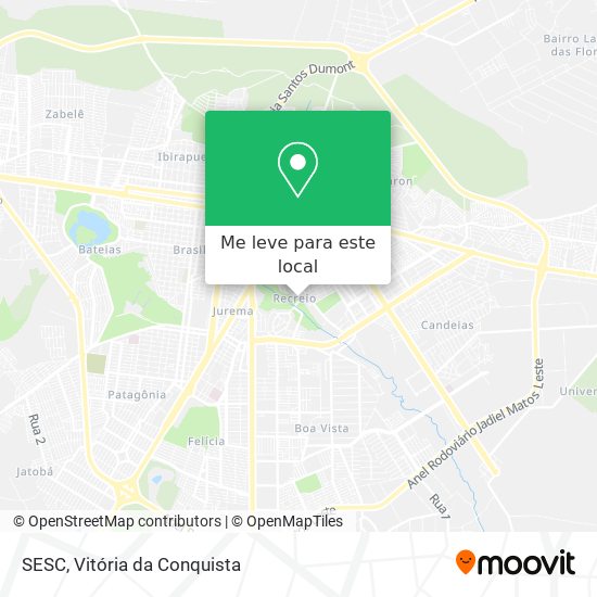 SESC mapa