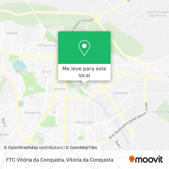 FTC Vitória da Conquista mapa