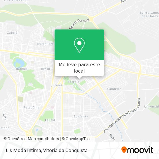 Lis Moda Íntima mapa