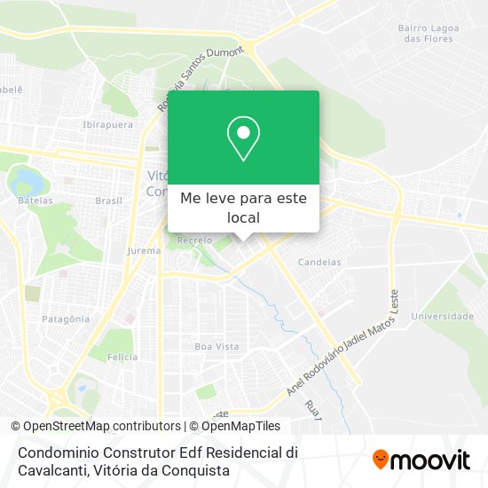 Condominio Construtor Edf Residencial di Cavalcanti mapa