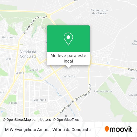 M W Evangelista Amaral mapa