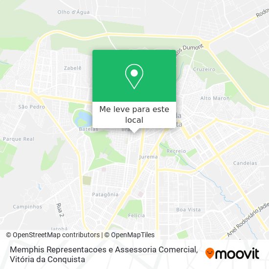 Memphis Representacoes e Assessoria Comercial mapa