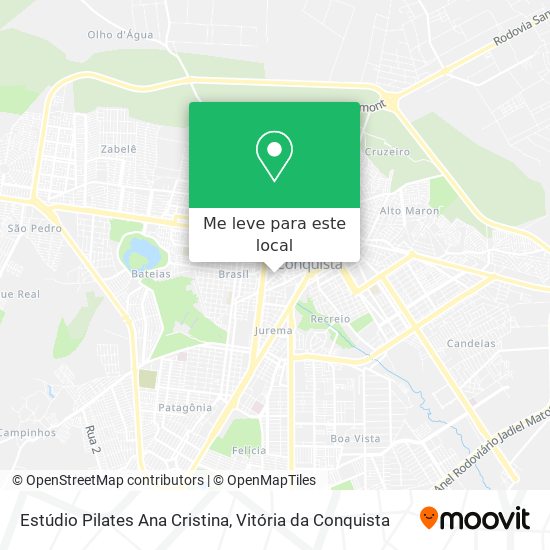 Estúdio Pilates Ana Cristina mapa