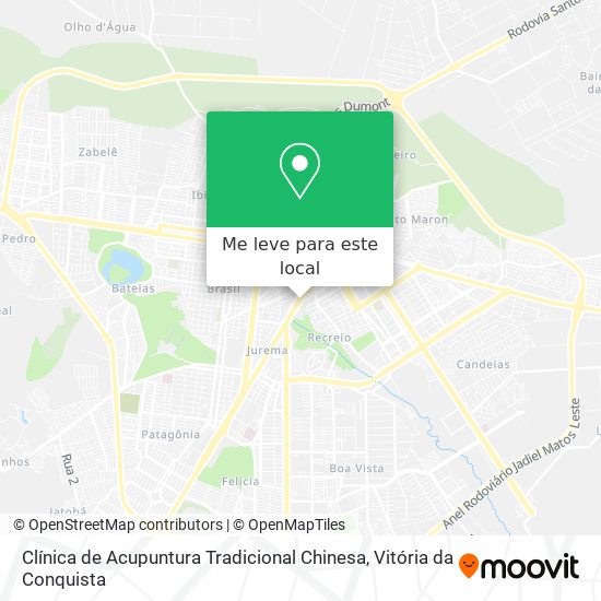 Clínica de Acupuntura Tradicional Chinesa mapa