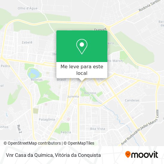 Vnr Casa da Química mapa
