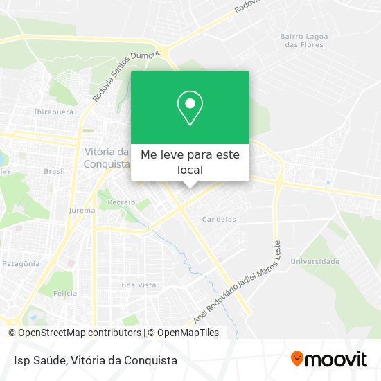 Isp Saúde mapa