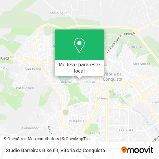 Studio Barreiras Bike Fit mapa