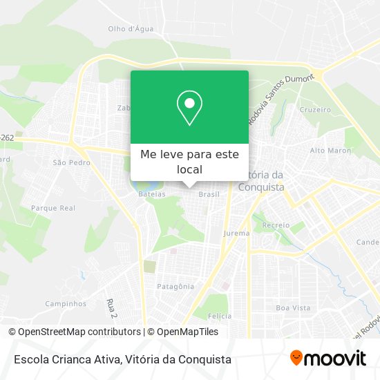 Escola Crianca Ativa mapa
