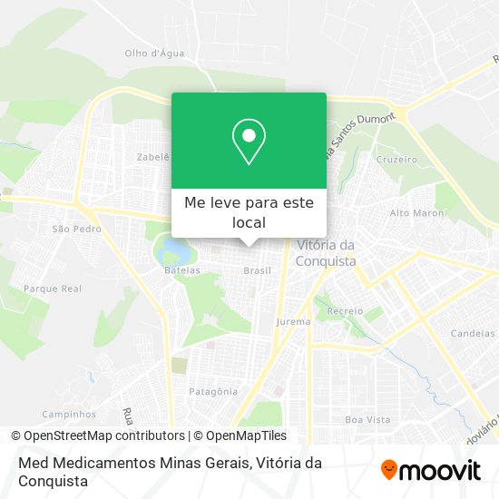 Med Medicamentos Minas Gerais mapa