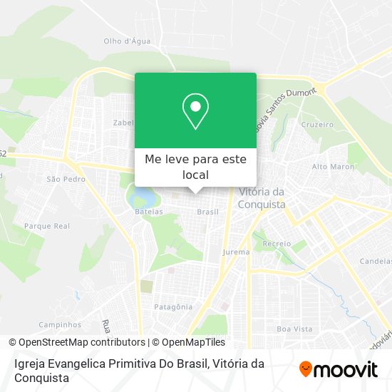 Igreja Evangelica Primitiva Do Brasil mapa