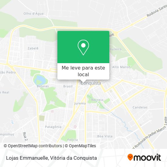 Lojas Emmanuelle mapa