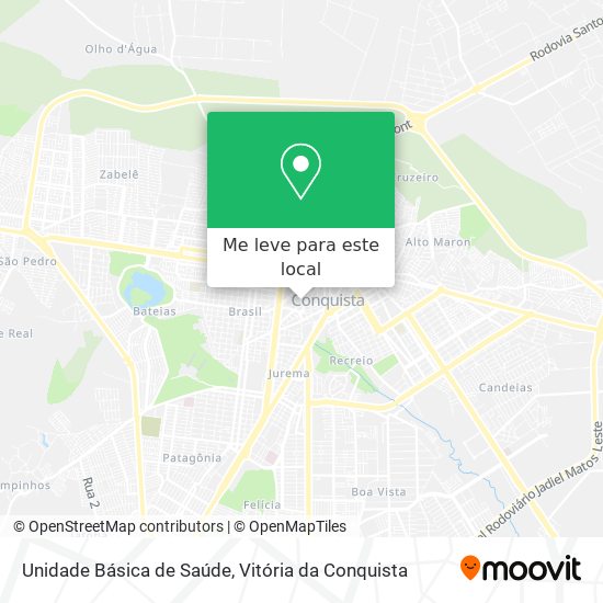Unidade Básica de Saúde mapa