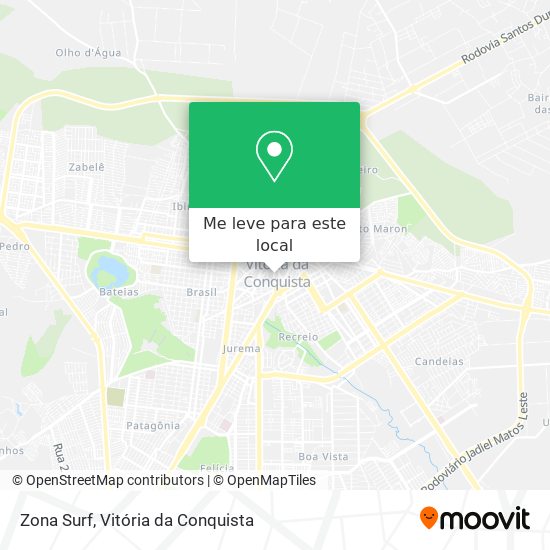 Zona Surf mapa