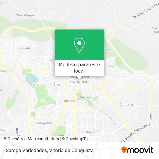 Sampa Variedades mapa