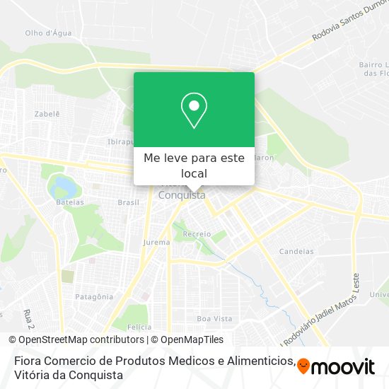 Fiora Comercio de Produtos Medicos e Alimenticios mapa