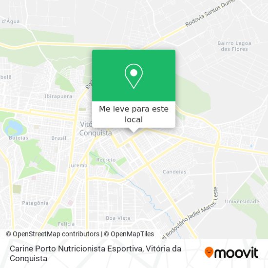 Carine Porto Nutricionista Esportiva mapa
